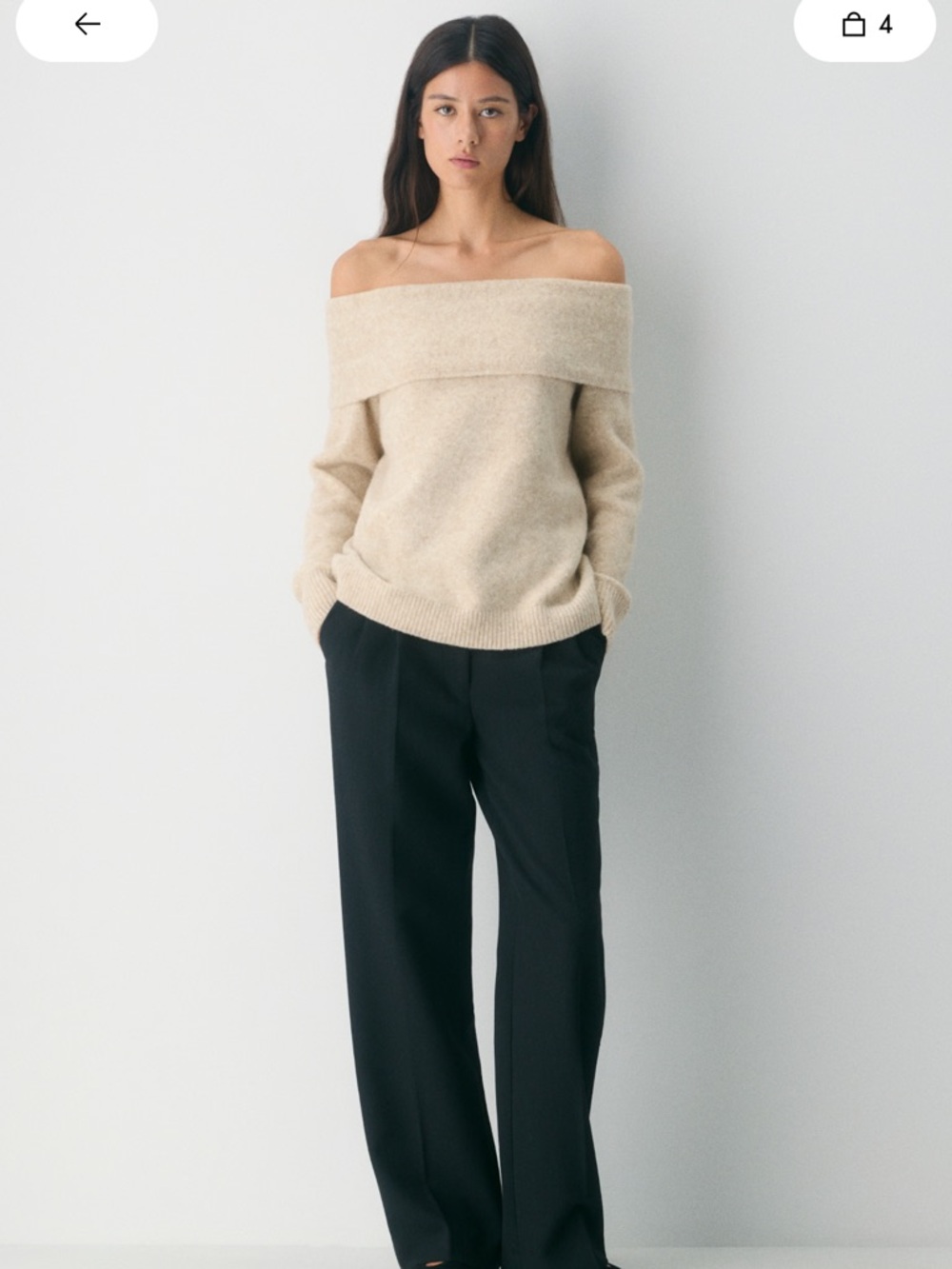 Astoria off shoulder sweater